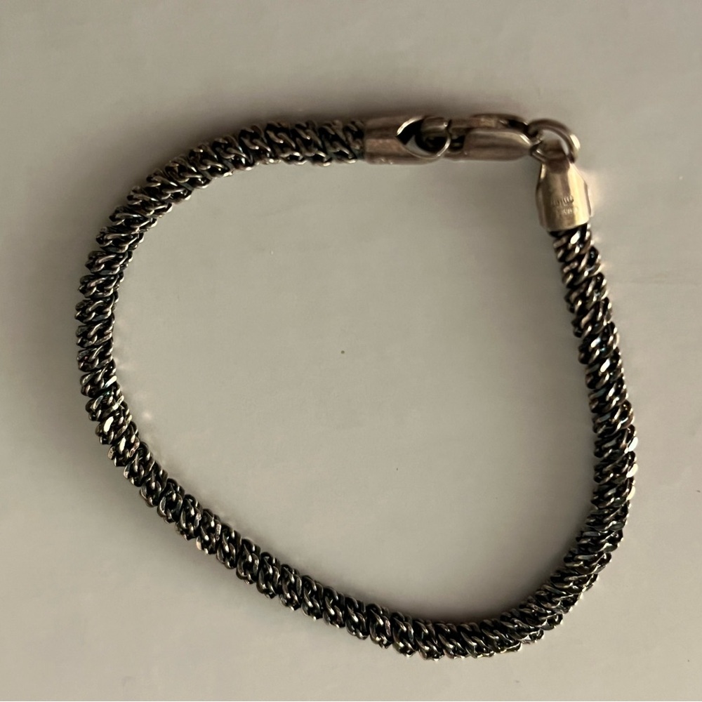925 Sterling Silver Bracelet 8.23 grams Milor